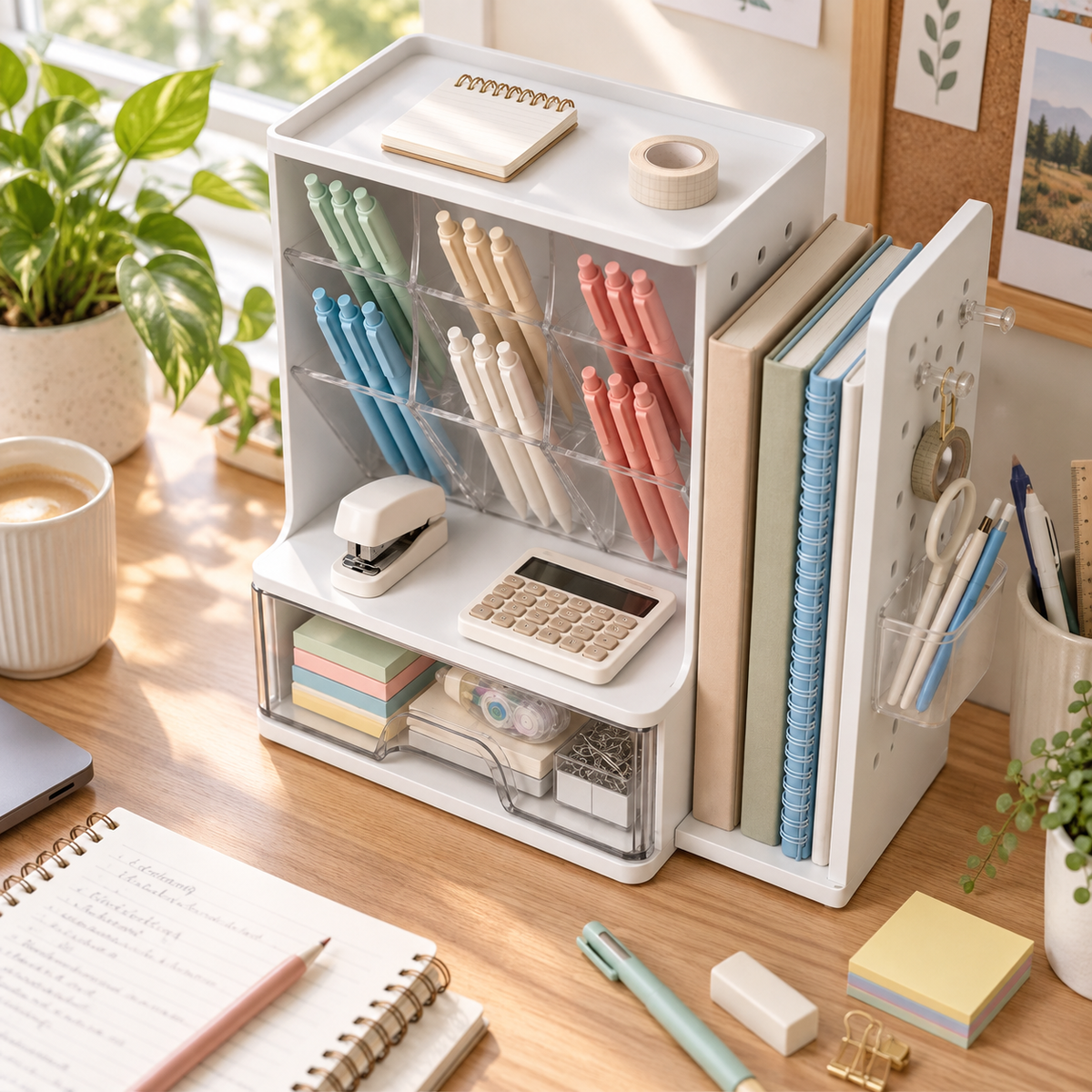 Desk Organizer With Bookends