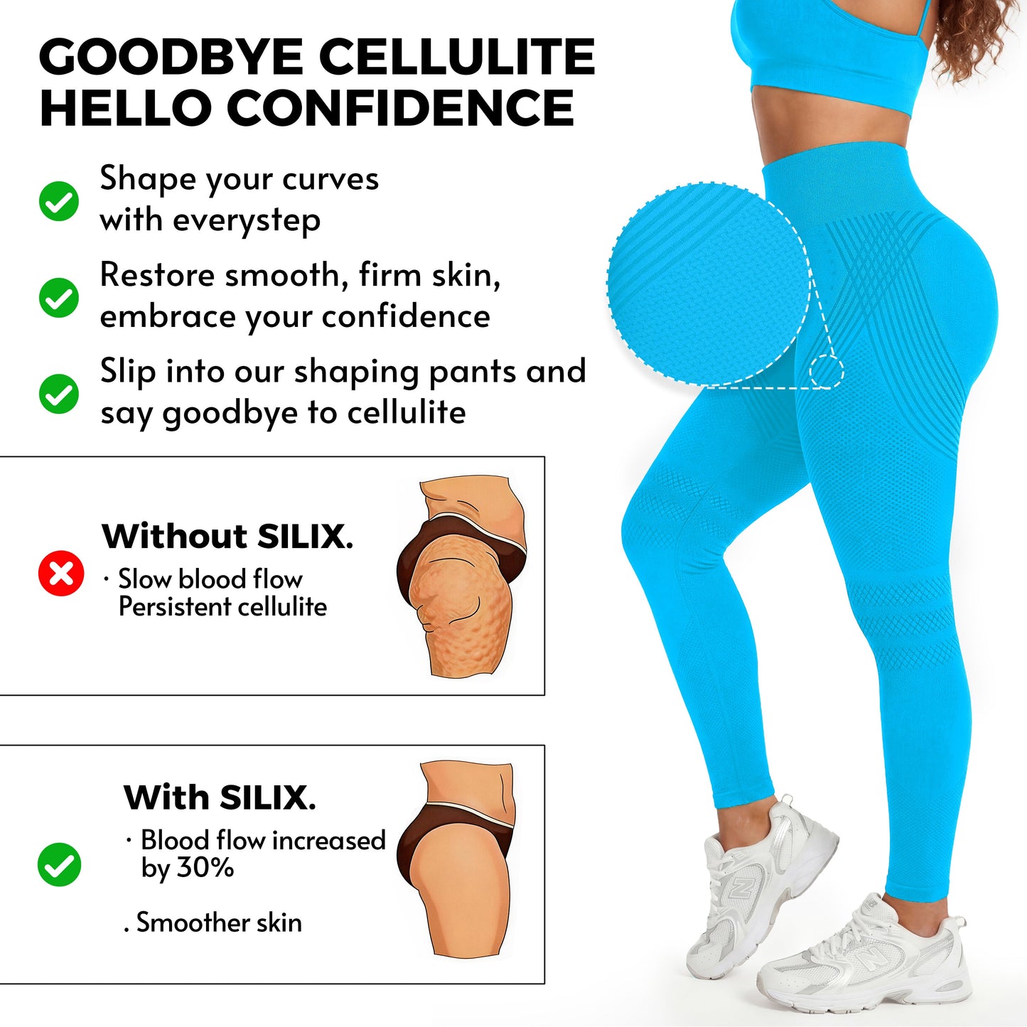 💞LAST DAY 50% OFF ✨3D Anti-Cellulite Leggings