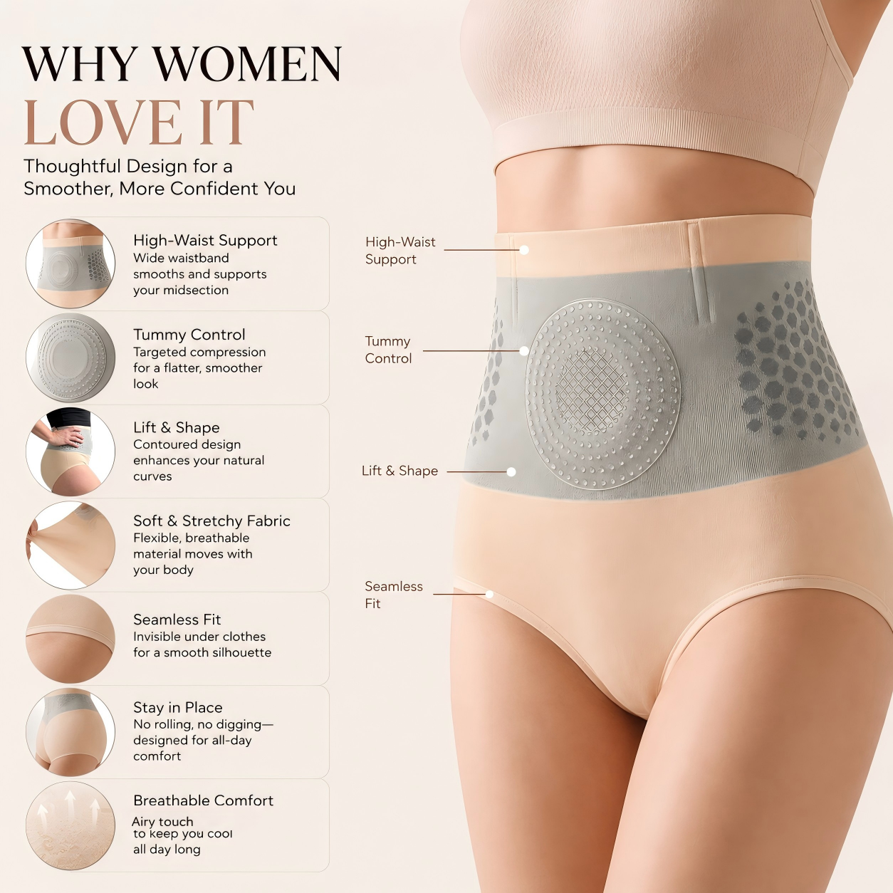 ClimbFlex Waist Cushion Underwear