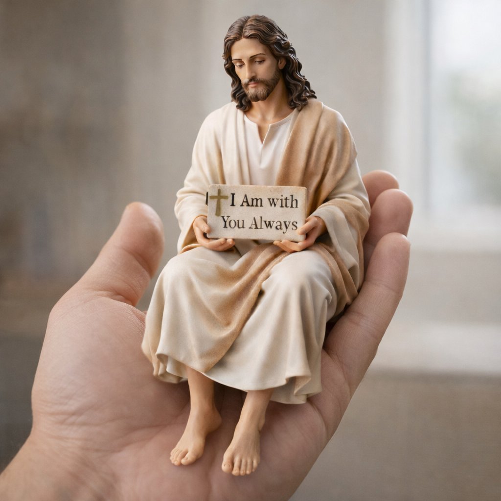 🔥Hot Sale 50% OFF -✨Polishpops®  Handcrafted Jesus Figurine✝️Serene Desk Companion🙏