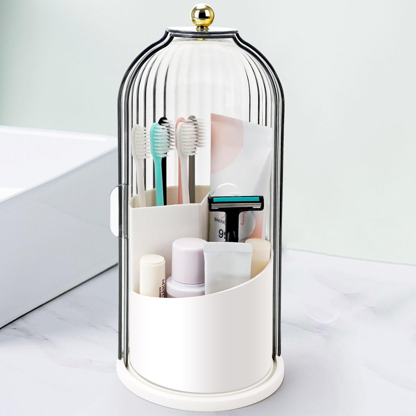 🔥💞LAST DAY 50% OFF ✨✨Sliding Lid Toothbrush Organizer