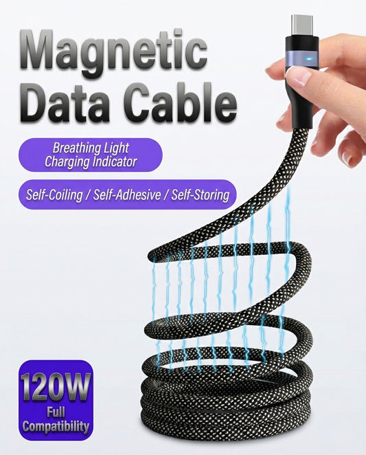 Larnto® MagCable | Magnetic Anti-tangle Cable