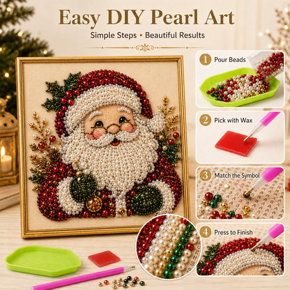 🎄 DIY Christmas Pearl Diamond Painting Kit