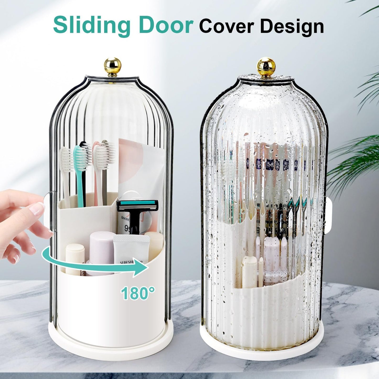 🔥💞LAST DAY 50% OFF ✨✨Sliding Lid Toothbrush Organizer