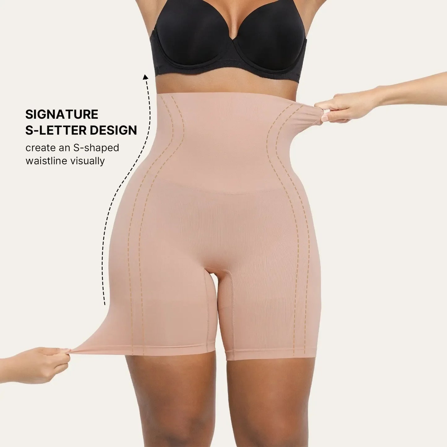 💞LAST DAY 50% OFF ✨Buy One, Get One Free Shapewear Sculpting Shorts for Women Seamless High Waisted Body Tummy Control Shaper Thigh Slimming Underwear