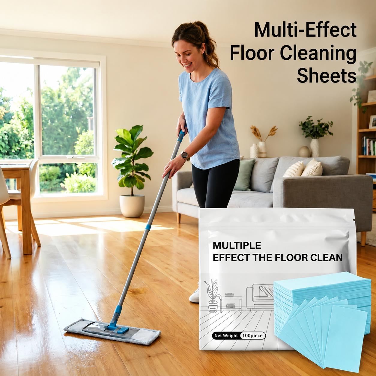 💞LAST DAY 50% OFF ✨Multi-Surface Antibacterial Cleaner for Hardwood, Tile & Laminate