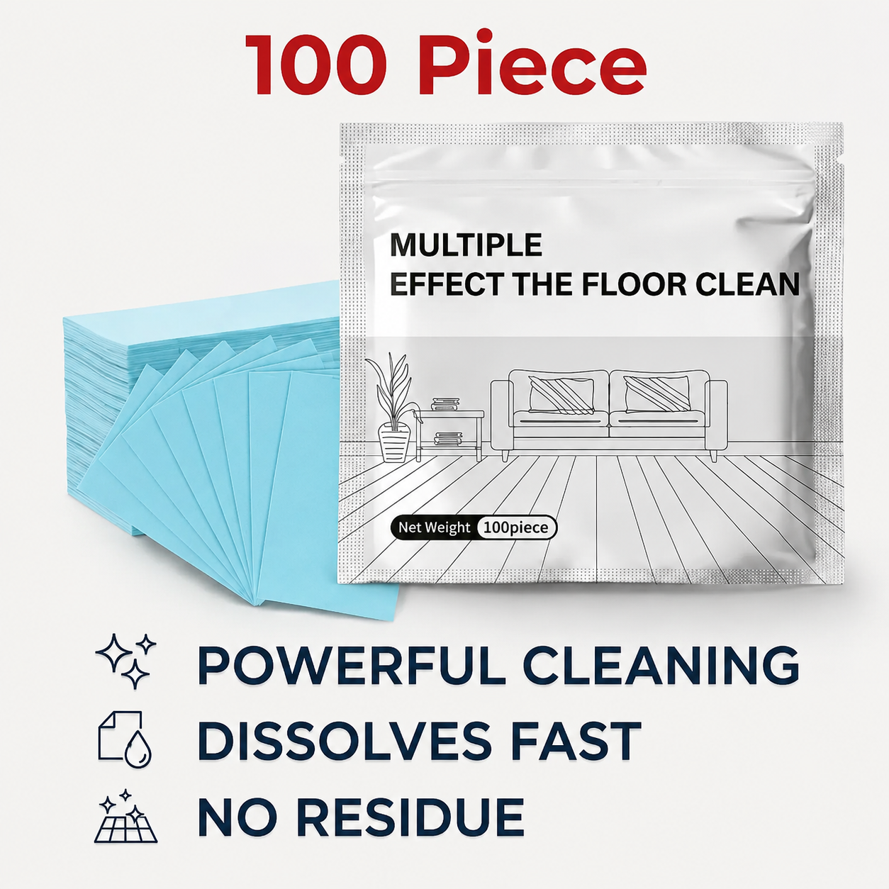 💞LAST DAY 50% OFF ✨Multi-Surface Antibacterial Cleaner for Hardwood, Tile & Laminate