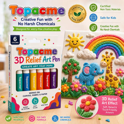 Save 50% by ordering today丨 3D Relief Art Pen – Turn Flat Drawings Into Touchable 3D Art🪄