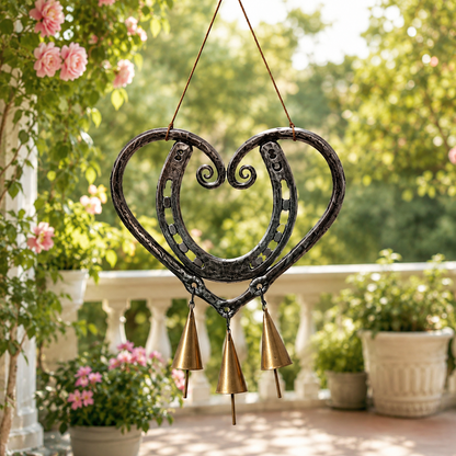 💥LAST DAY 49% OFF🔥The Horseshoe Heart Wind Chime ❤🐎