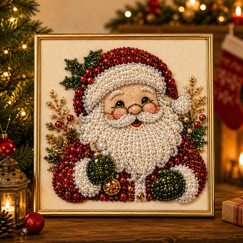 🎄 DIY Christmas Pearl Diamond Painting Kit