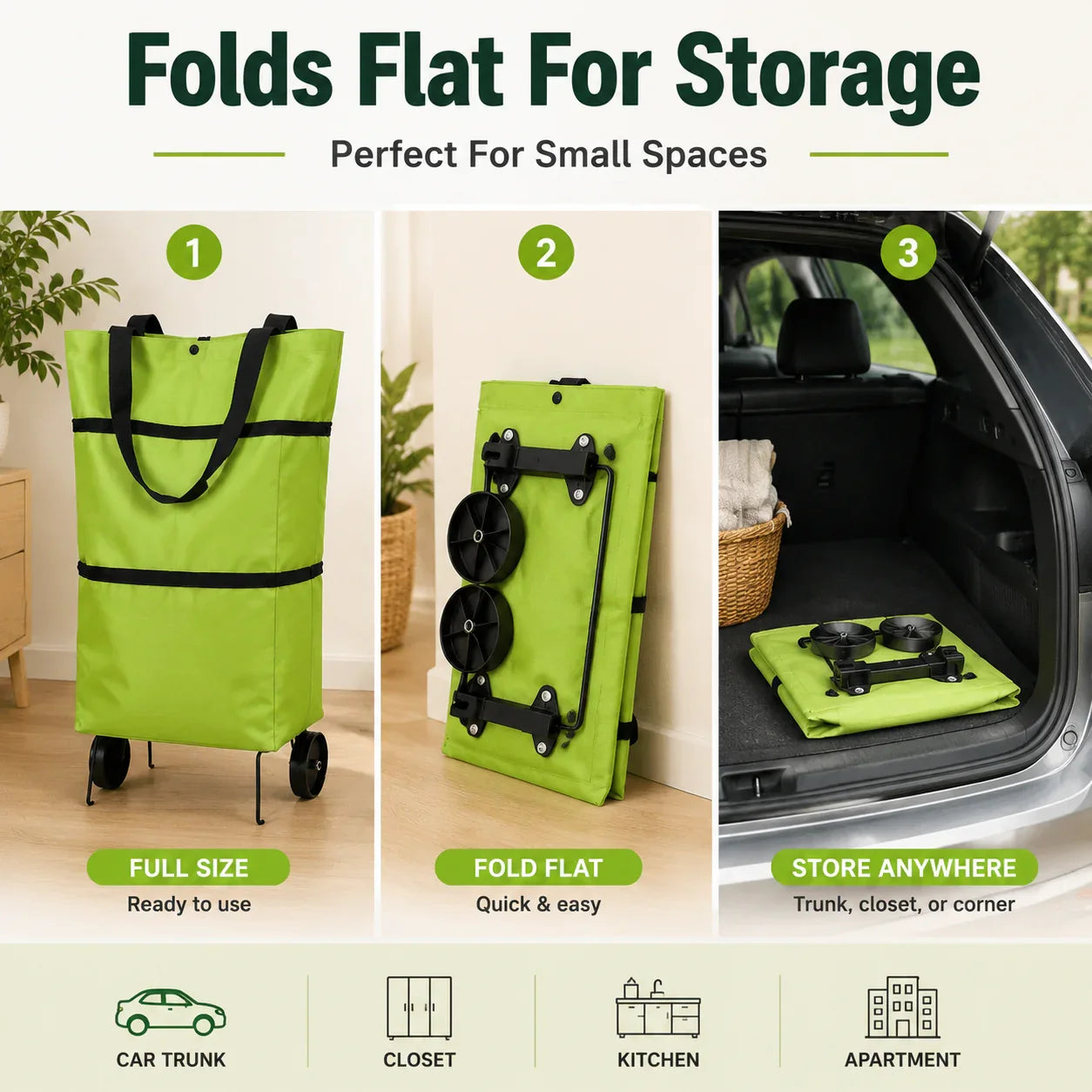 🔥HOT SALE 50% OFF🔥Foldable 2-in-1 Shopping Bag
