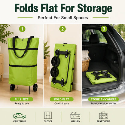 🔥HOT SALE 50% OFF🔥Foldable 2-in-1 Shopping Bag