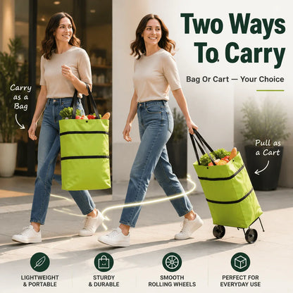 🔥HOT SALE 50% OFF🔥Foldable 2-in-1 Shopping Bag
