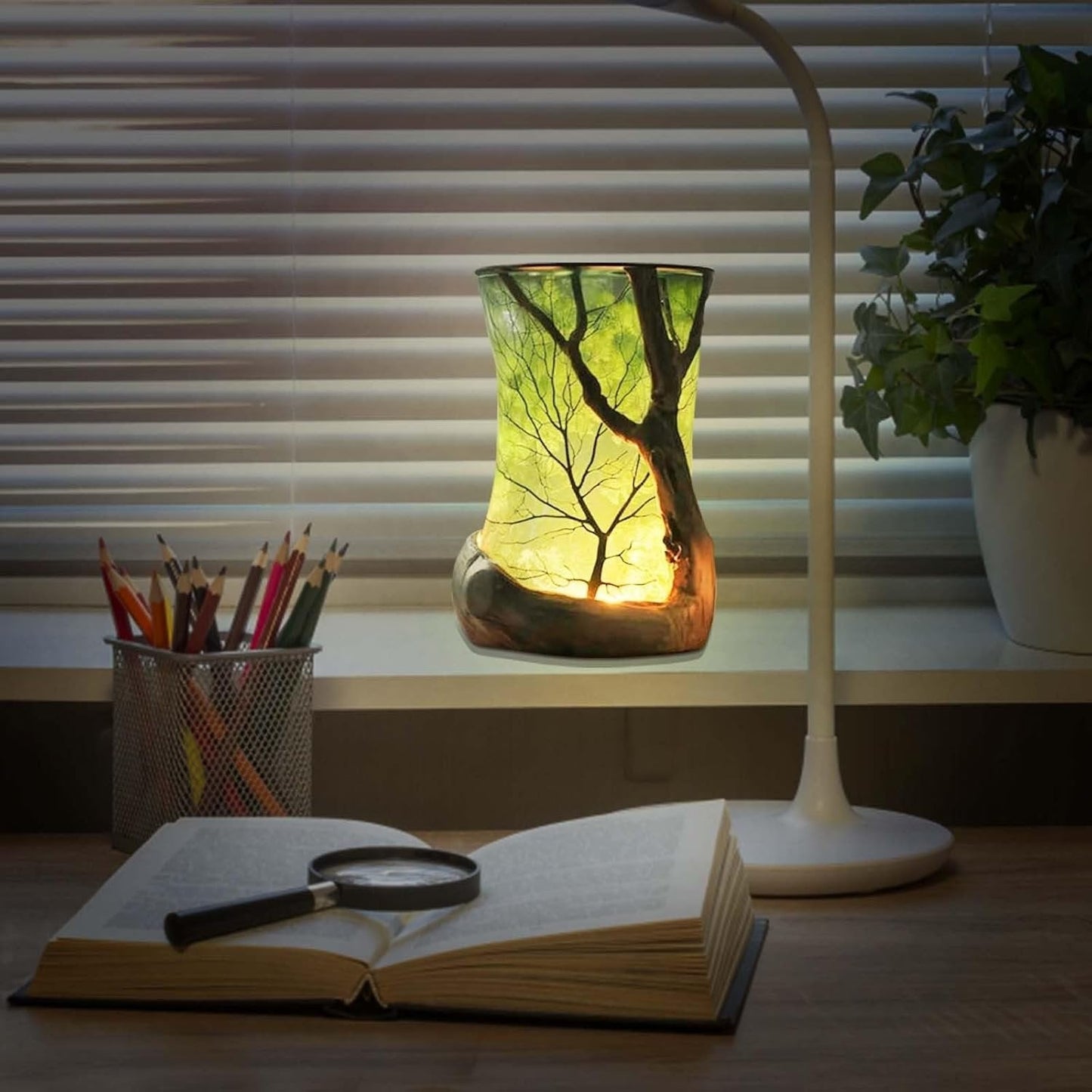 💞LAST DAY 50% OFF ✨🌿Larnto®“Enchanted Forest” Nature-Inspired Ambient Lamp