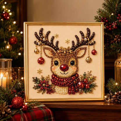 🎄 DIY Christmas Pearl Diamond Painting Kit