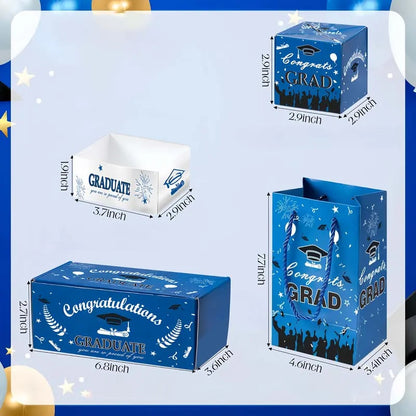💞LAST DAY 50% OFF ✨2026 Graduation Explosion Pop Gift Box 🎓 Surprise Bounce Cash Box Grad Party Gift Bag Set