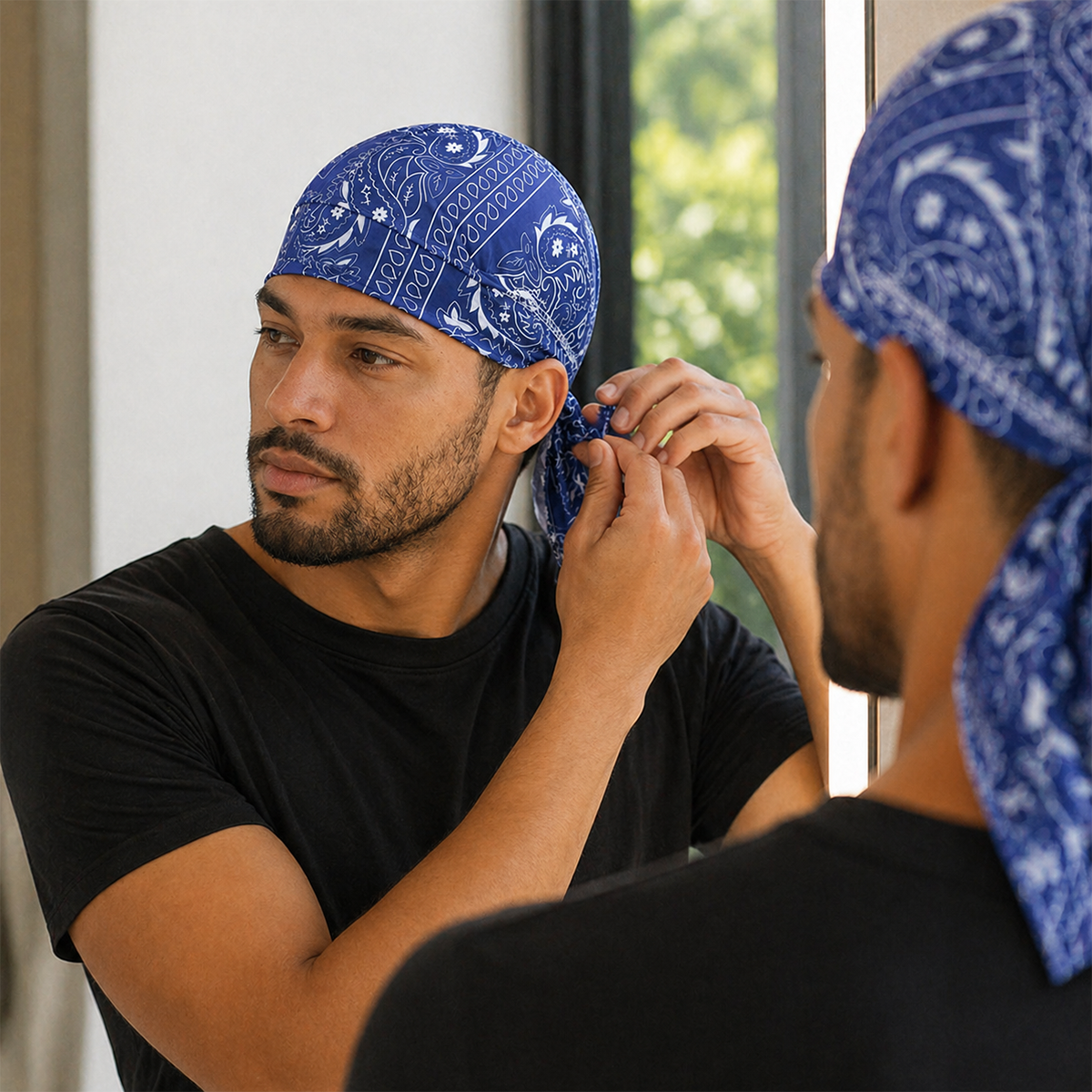 🔥Last Day - 50% OFF🔥 Paisley Cooling Headscarf Cap