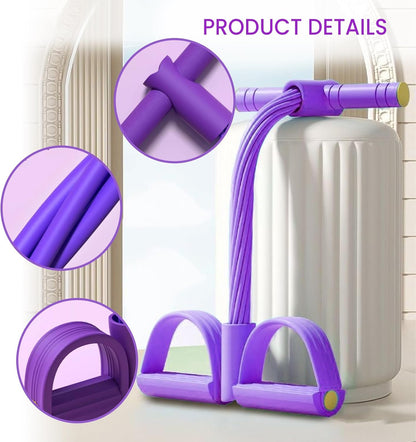 💪💞LAST DAY 50% OFF ✨Polishpops®8-Tube Pedal Resistance Device— Full-Body Home Gym with Adjustable Strength & Detachable
