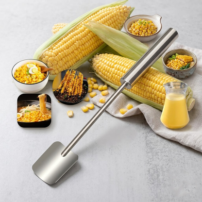 💞LAST DAY 50% OFF ✨Stainless Steel Corn Peeler – Premium Kernel Stripping Tool