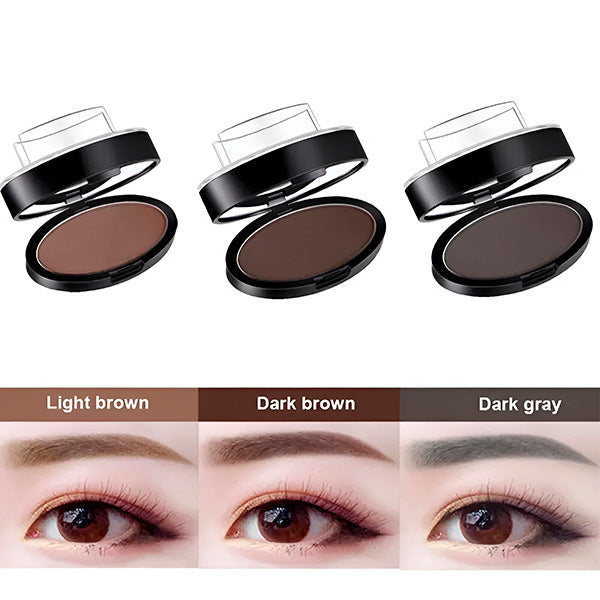 💞LAST DAY 50% OFF ✨Instant Symmetrical Eyebrow Stamp Kit – Effortless Waterproof Brow Powder Makeup