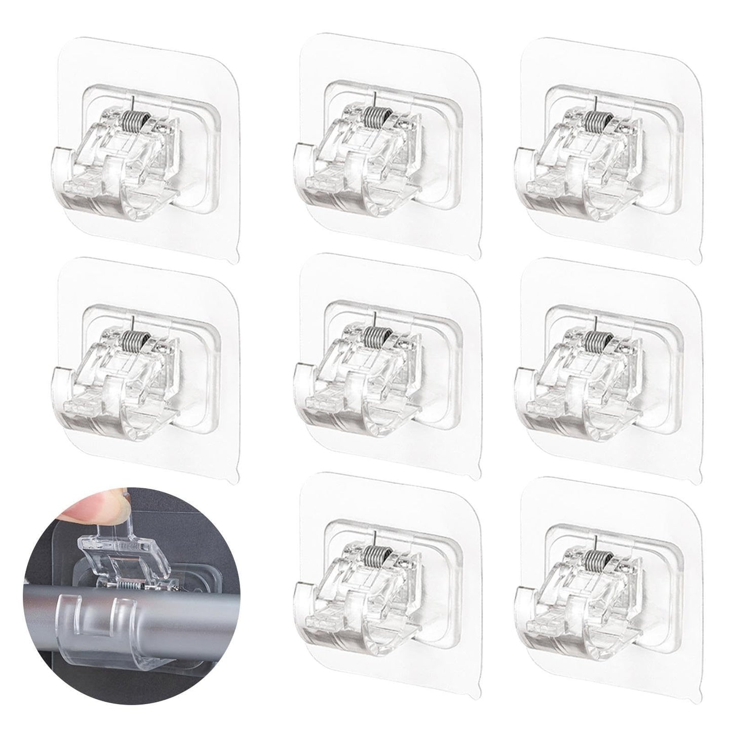 💞LAST DAY 50% OFF ✨No-Drill Curtain Rod Brackets