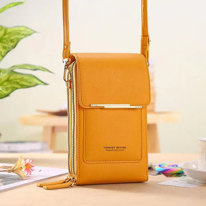 💞LAST DAY 75% OFF ✨👜📱Larnto® Simple and elegant women's touchscreen crossbody phone wallet Upsell