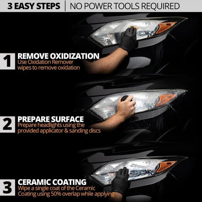 🚘🚗LAST DAY 75% OFF ✨Larnto®Powerful Headlight Restoration Spray | Remove Yellowing & Oxidation Instantly