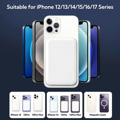 🔋LAST DAY 50% OFF ✨ Magnetic Wireless Power Bank for iPhone – 5000mAh