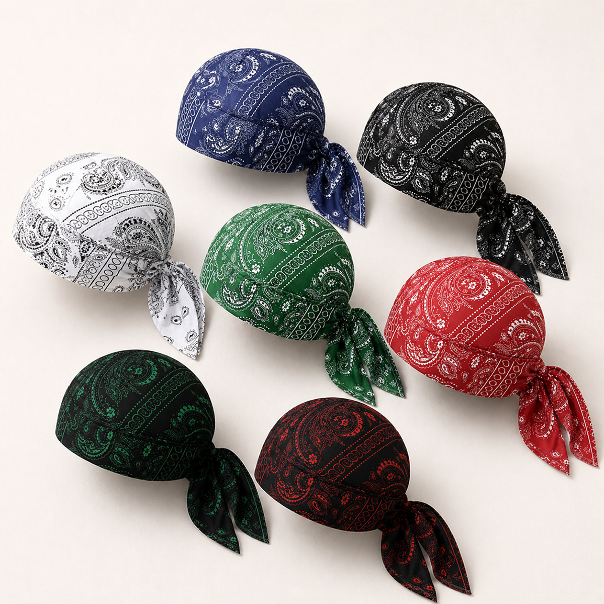 🔥Last Day - 50% OFF🔥 Paisley Cooling Headscarf Cap
