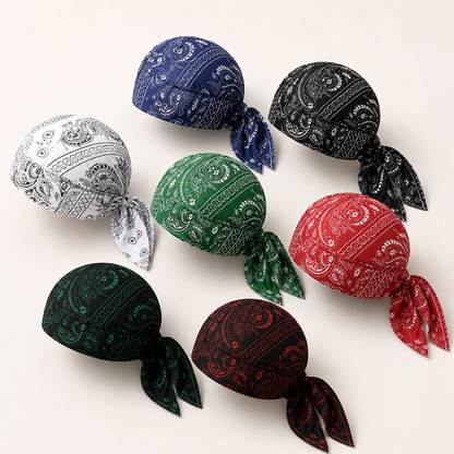 🔥Last Day - 50% OFF🔥 Paisley Cooling Headscarf Cap