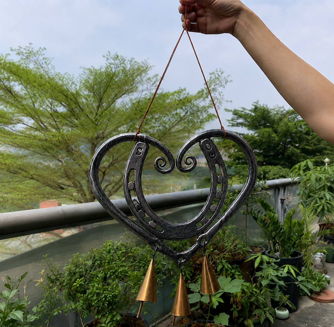 💥LAST DAY 49% OFF🔥The Horseshoe Heart Wind Chime ❤🐎