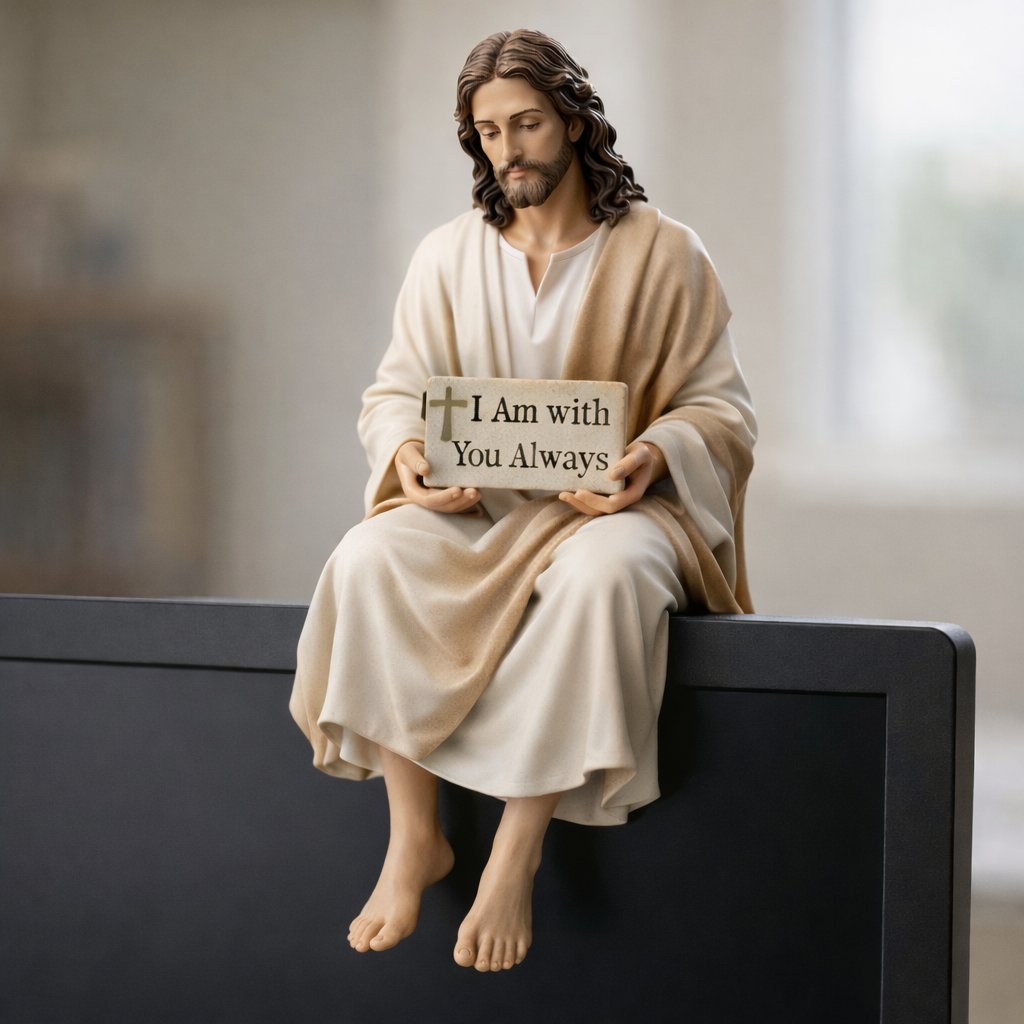 🔥Hot Sale 50% OFF -✨Polishpops®  Handcrafted Jesus Figurine✝️Serene Desk Companion🙏