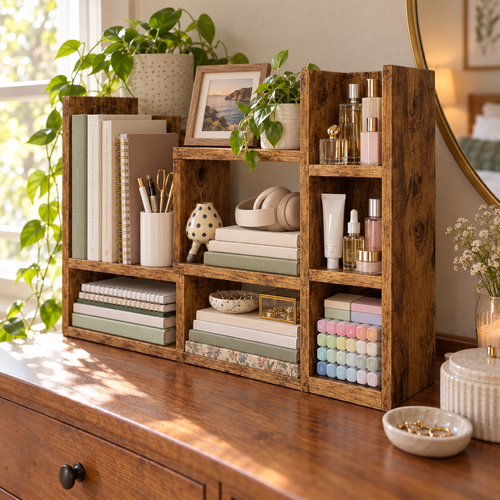 Desk Shelves Desktop Organizer Shelf