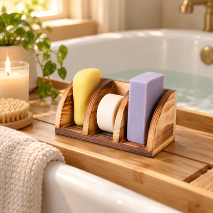 Wood Soap Holder