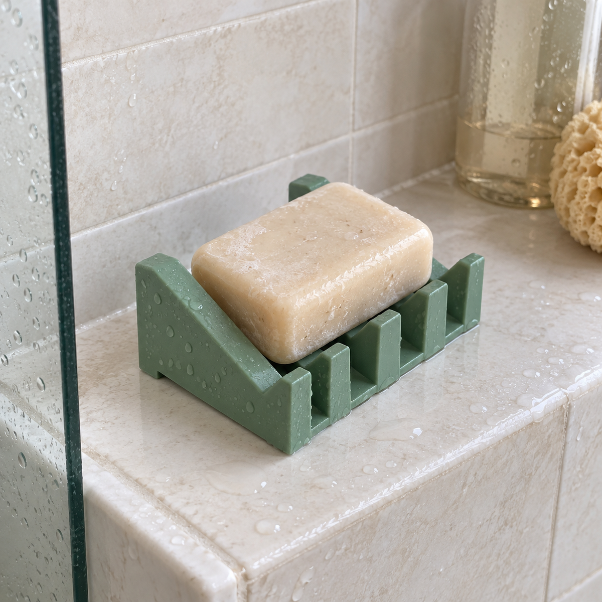 Silicone Soap Dish Set