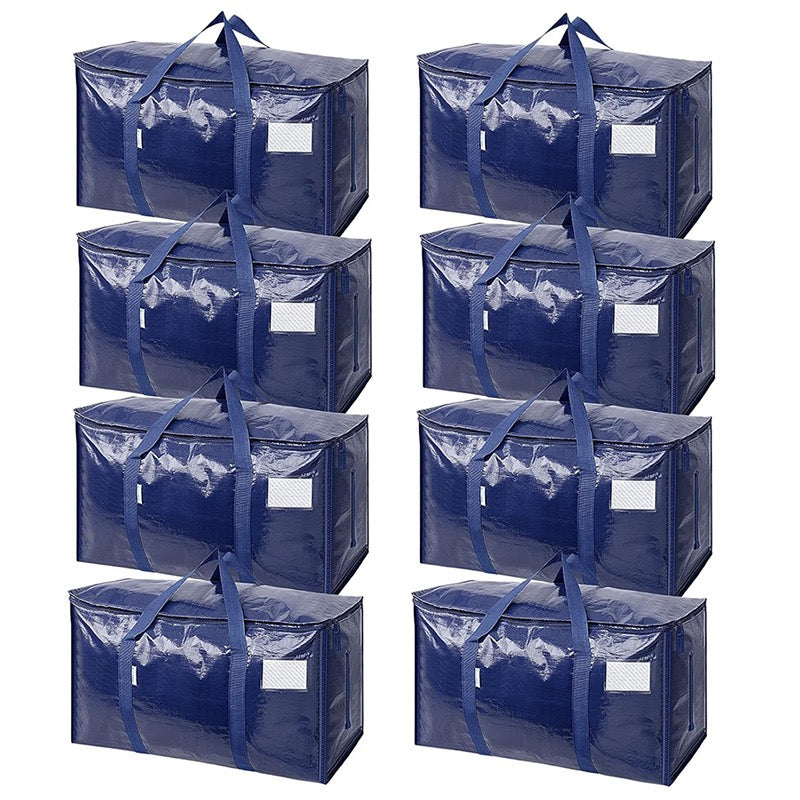 💞LAST DAY 50% OFF ✨24 Gallon Extra Large Moving Bags Heavy Duty with Zippers & Carrying Handles