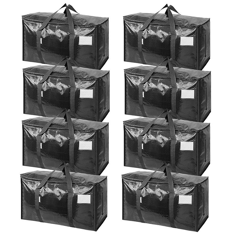 💞LAST DAY 50% OFF ✨24 Gallon Extra Large Moving Bags Heavy Duty with Zippers & Carrying Handles