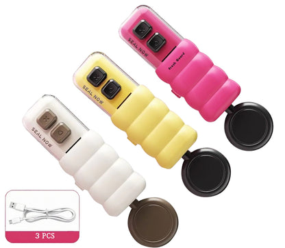 Larnto® 4-in-1 Rechargeable Mini Bag Sealer & Cutter | The Ultimate Food Preservation Tool