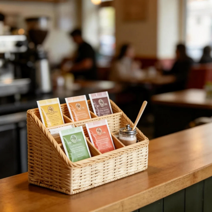 Larnto® Rattan Desk Organizer