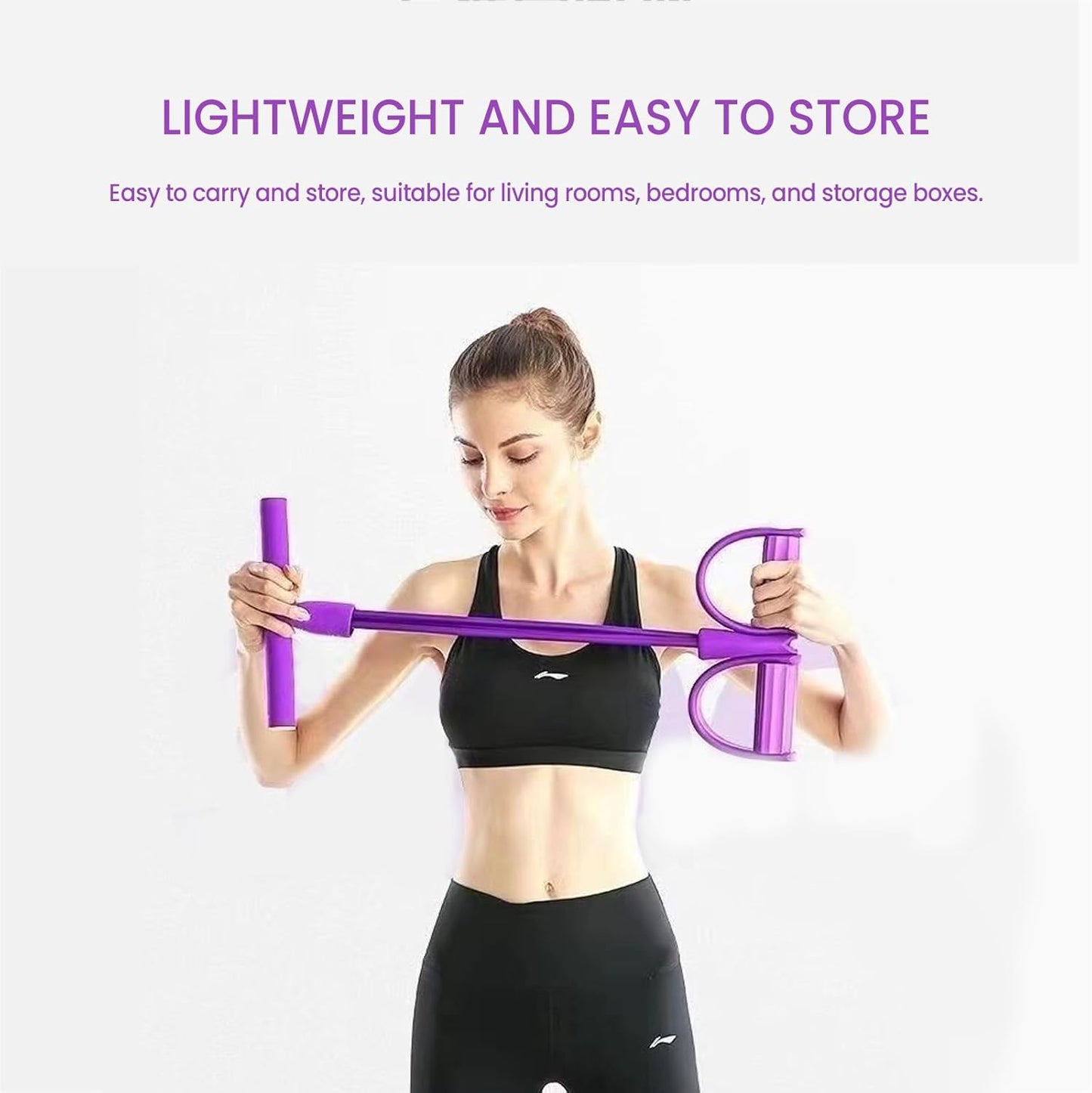 💪💞LAST DAY 50% OFF ✨Polishpops®8-Tube Pedal Resistance Device— Full-Body Home Gym with Adjustable Strength & Detachable