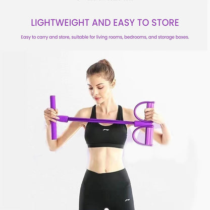 💪💞LAST DAY 50% OFF ✨Polishpops®8-Tube Pedal Resistance Device— Full-Body Home Gym with Adjustable Strength & Detachable