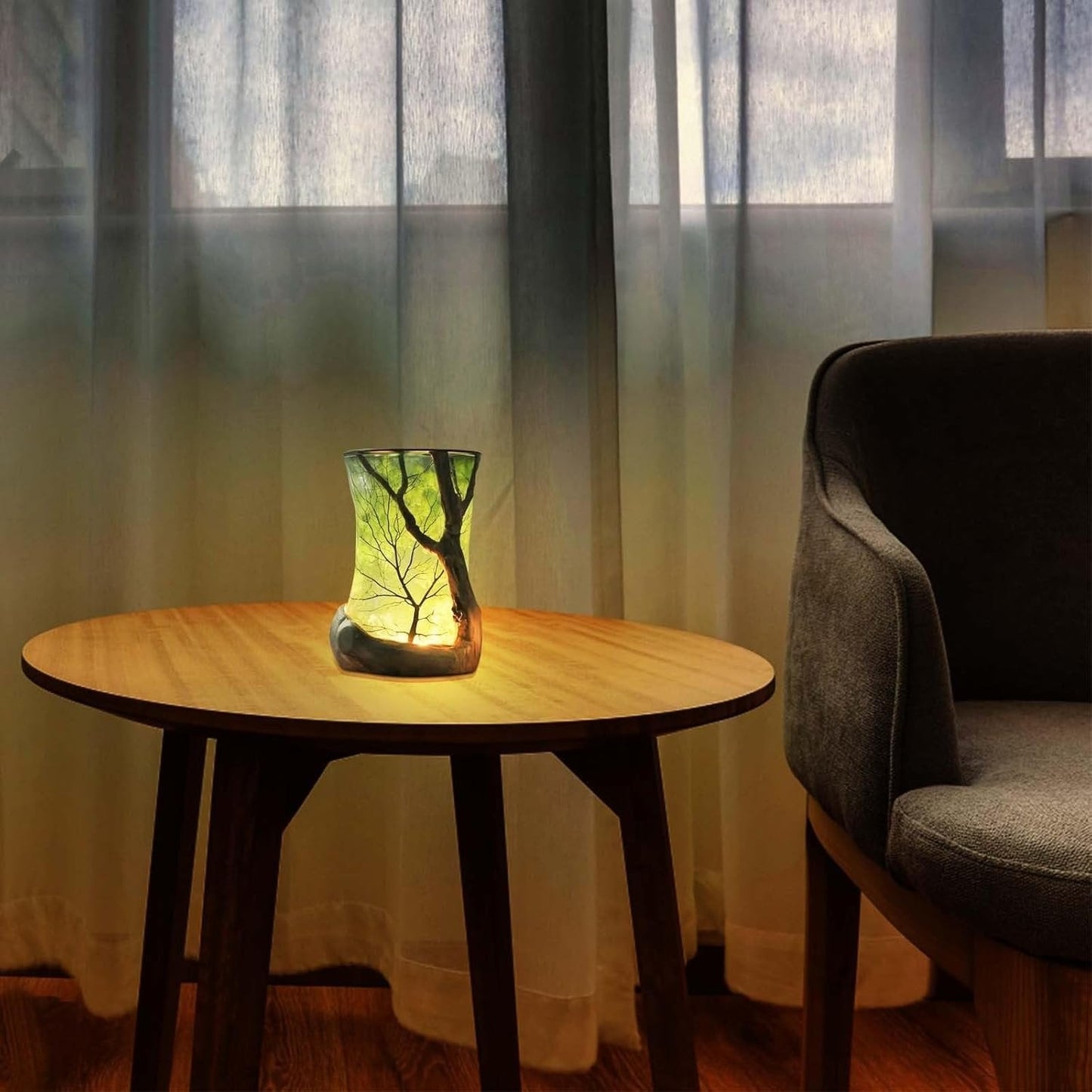 💞LAST DAY 50% OFF ✨🌿Larnto®“Enchanted Forest” Nature-Inspired Ambient Lamp