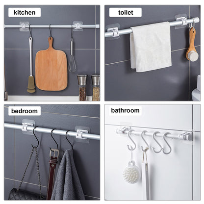 💞LAST DAY 50% OFF ✨No-Drill Curtain Rod Brackets