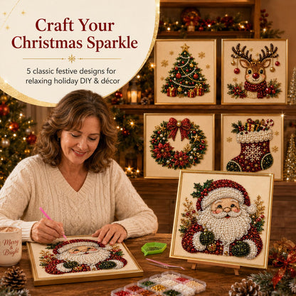 🎄 DIY Christmas Pearl Diamond Painting Kit