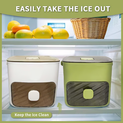 🍨🔥Last Day Special Price:£ 12.99!!!🧊Portable Ice Maker with Lid and Storage Box (48 cubes).
