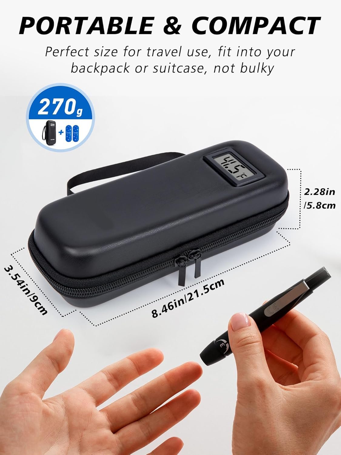 🔥Last Day of Promotion - 50% OFF🔥Larnto®Insulin Cooler Travel Case with Temperature Display