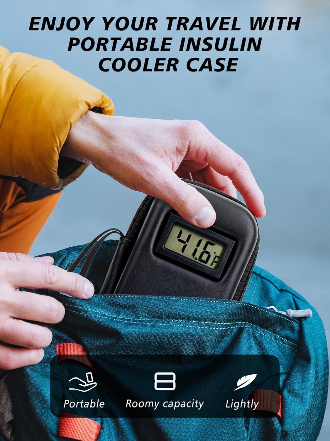 🔥Last Day of Promotion - 50% OFF🔥Larnto®Insulin Cooler Travel Case with Temperature Display