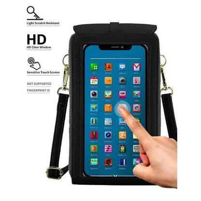 💞LAST DAY 50% OFF ✨👜📱Larnto® Simple and elegant women's touchscreen crossbody phone wallet