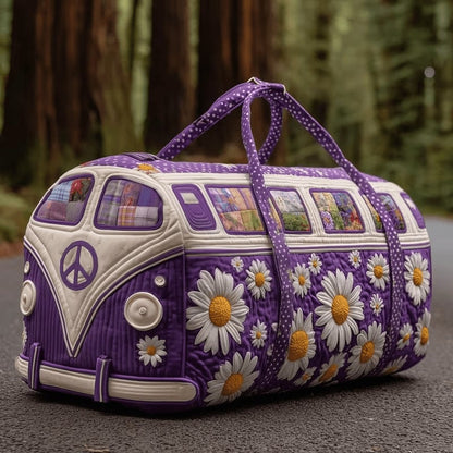 💞LAST DAY 50% OFF ✨Larnto® Hippie Journey Quilted Duffle Bag
