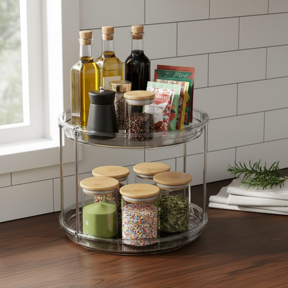 Larnto® 2-Tier Kitchen Storage Organizer